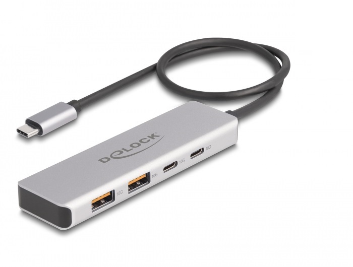 Delock 64230 2xType-C/2xUSB 10Gbps Type-C HUB