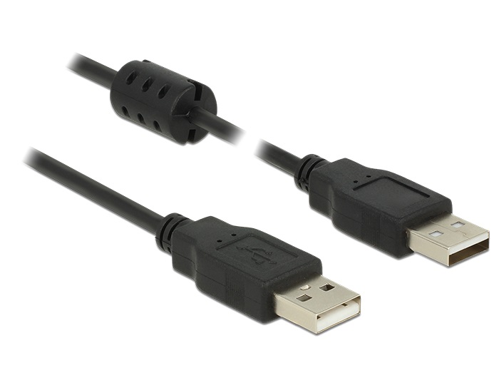 Delock 84888 USB 2.0-s kábel A-típusú csatlakozódugóval > USB 2.0-s, A-típusú csatlakozódugóval, 0,5 m, fe