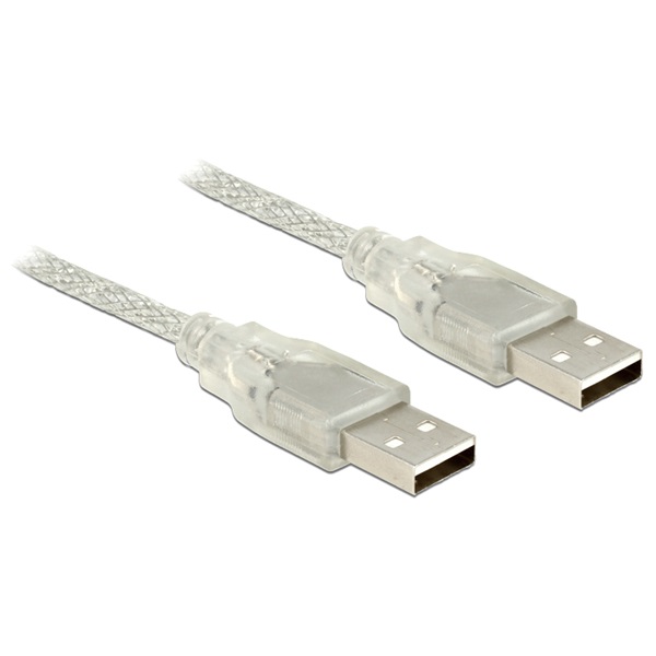 Delock 83887 USB 2.0-s kábel A-típusú csatlakozódugóval > USB 2.0-s, A-típusú csatlakozódugóval 1 m