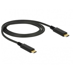 Delock 83661 USB 3.1 Gen 2 (10 Gbps) kábel Type-C a Type-C 1 m 3 A E-Marker