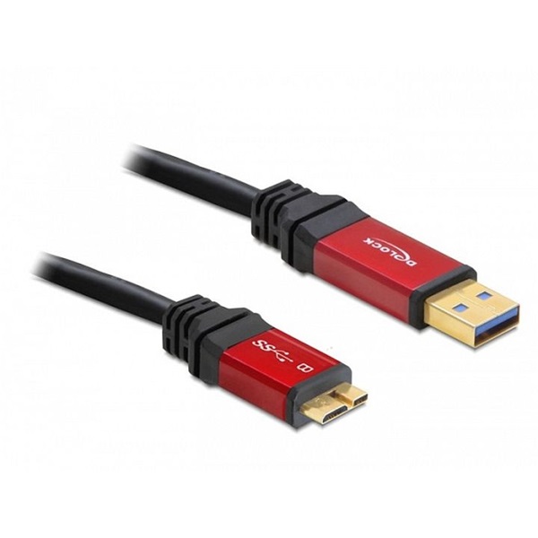 Delock 82761 USB 3.0-A > mikro-B apa / apa, 2 m prémium kábel