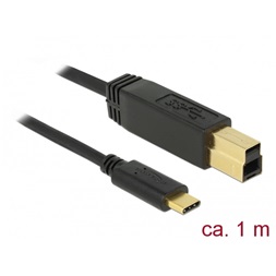Delock 83675 USB 3.1 Gen 2 (10 Gbps) kábel Type-C B-típusú 1 m