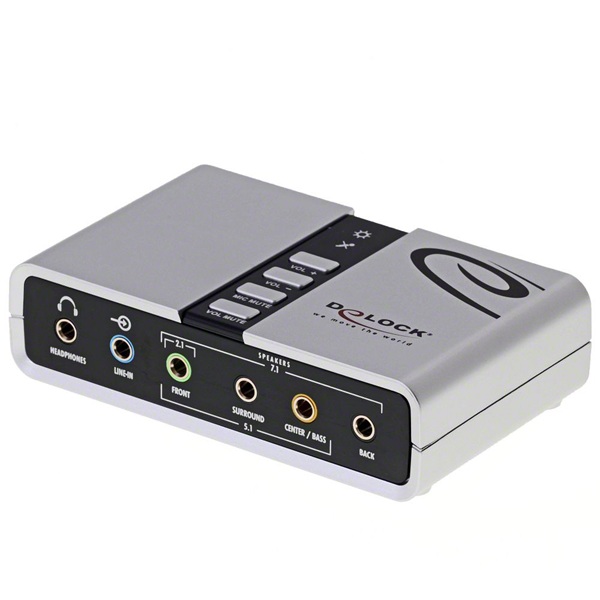 Delock 61803 USB Sound Box 7.1