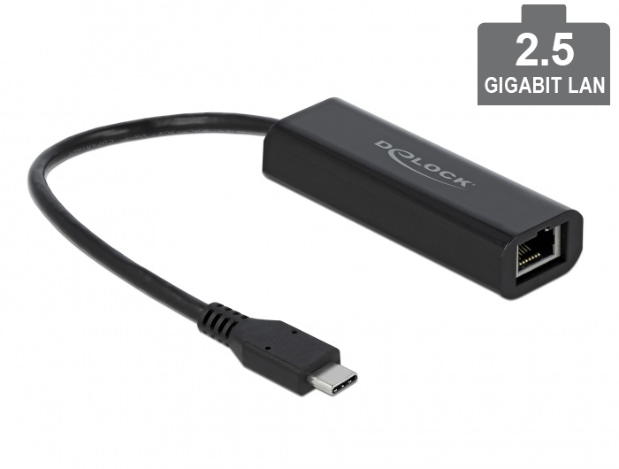 Delock 66298 USB Type-C adapter apa 2,5 Gigabit LAN