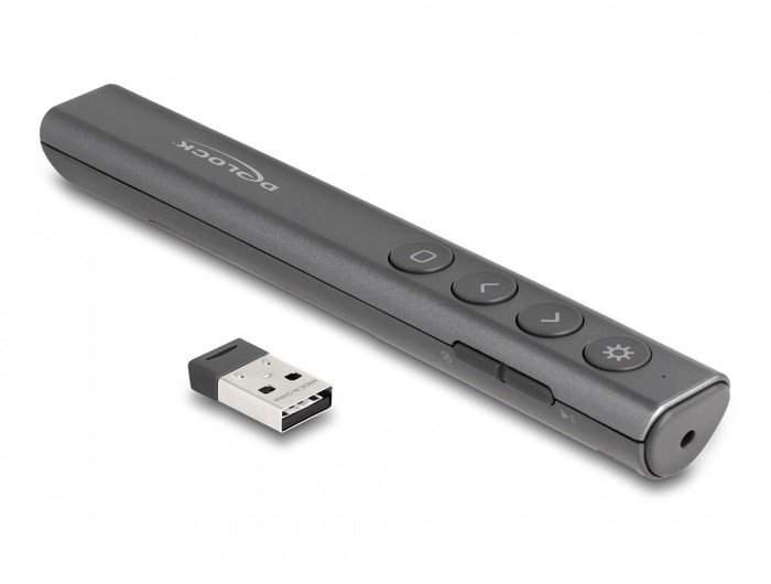Delock 64250 USB-s Lézermutató antracit