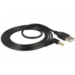 Delock 85544 USB tápkábel > DC 4,0 x 1,7 mm apa 90 1,5 m hosszú