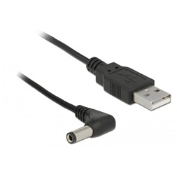 Delock 85588 USB tápkábel DC 5,5 x 2,5 mm-es 90 -os apára 1,5 m