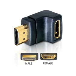 Delock 65071 adapter HDMI apa > HDMI anya 90 -kal lefelé