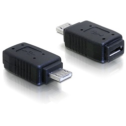Delock 65032 adapter USB micro-A+B anya USB micro-A-apa