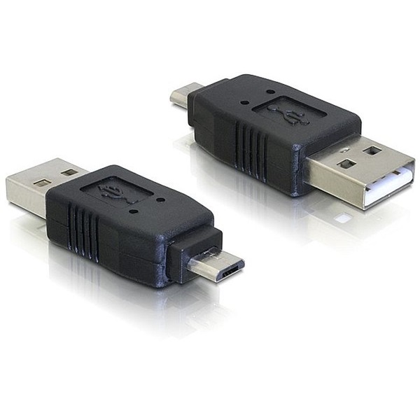 Delock 65036 adapter USB micro-B apa USB2.0 A apára
