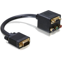 Delock 65059 adapter VGA apa VGA + 3x Cinch anyára