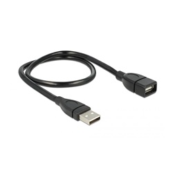 Delock 83499 kábel USB 2.0 A apa > A anya ShapeCable 0,5 m