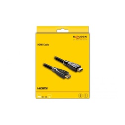 Delock 82739 kábel magas sebességű HDMI Ethernettel A-A egyenes/egyenes, 5 m