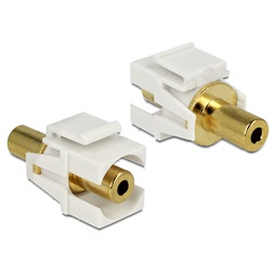 Delock 86336 keystone modul 3.5mm sztereo jack alj > 3.5 sztereo jack alj