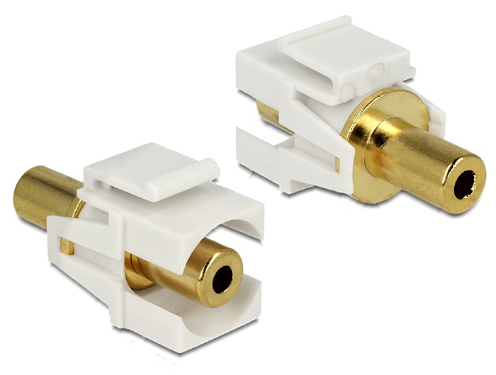 Delock 86336 keystone modul 3.5mm sztereo jack alj > 3.5 sztereo jack alj
