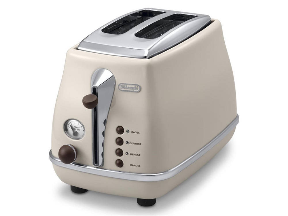 Delonghi CTOV 2103.BG Icona vintage bézs 2 szeletes kenyérpirító (Újszerű)