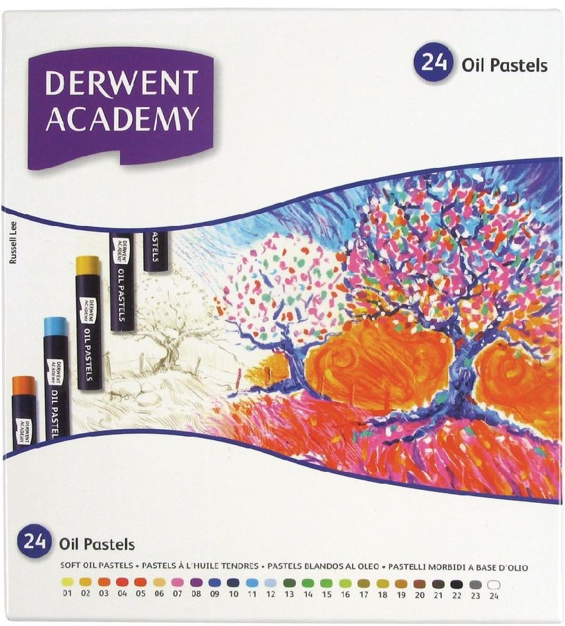 Derwent Academy 24db-os olajpasztell kréta készlet