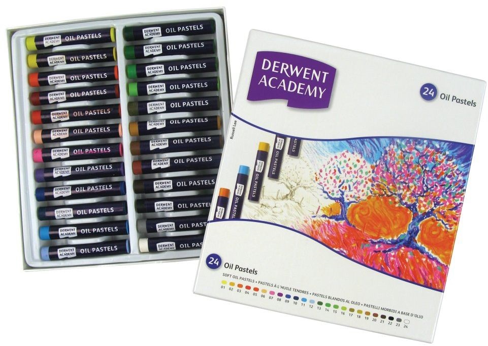Derwent Academy 24db-os olajpasztell kréta készlet