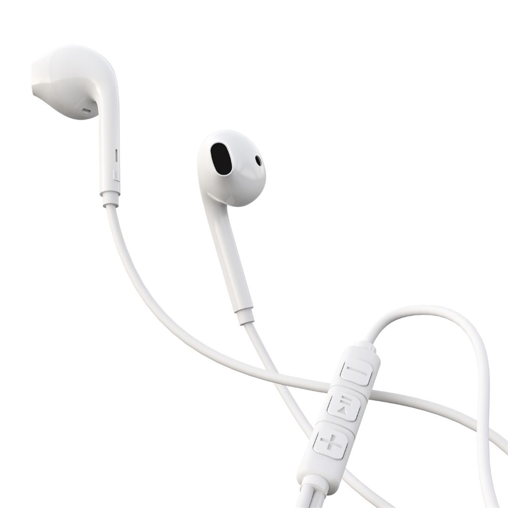 Devia ST108752 Kintone A3 In-Ear 3,5mm jack fehér sztereó fülhallgató