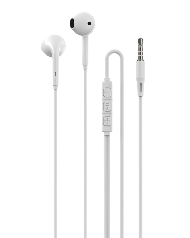 Devia ST108752 Kintone A3 In-Ear 3,5mm jack fehér sztereó fülhallgató