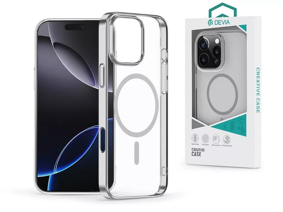 Devia ST116306 Glimmer Magnetic Series Apple iPhone 16 Pro titán tok