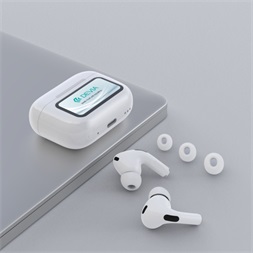Devia ST124219 TWS-Pro2 ANC fehér Bluetooth sztereó headset kijelzővel