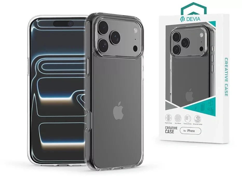 Devia ST132405 Apple iPhone 17 Pro Pure Clear átlátszó ütésálló tok