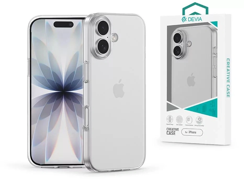 Devia ST132801 Apple iPhone 17 Naked Series átlátszó szilikon tok