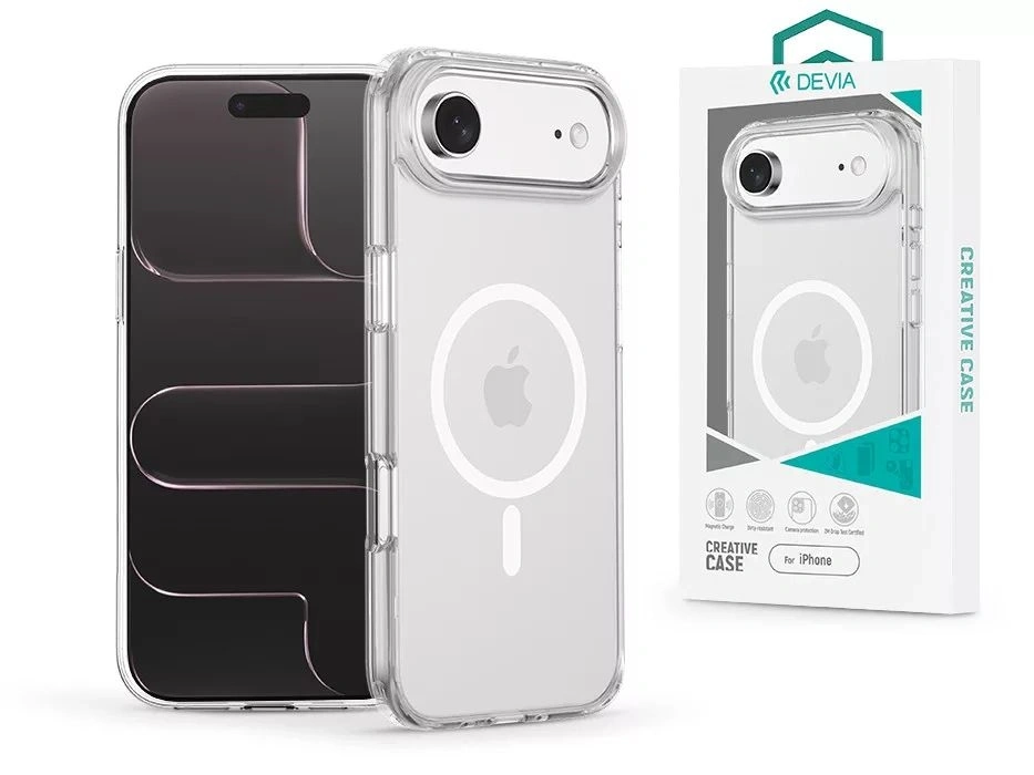 Devia ST132856 Apple iPhone Air Pure Clear Magnetic átlátszó ütésálló tok