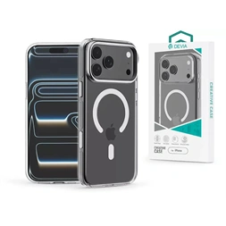 Devia ST136267 Apple iPhone 17 Pro Crystal Series Magnetic 360° átlátszó kameravédős ütésálló tok