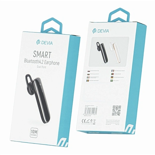 Devia ST311031 EM017 fekete Bluetooth autós headset