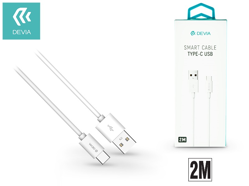 Devia ST312038 Smart 2m fehér Type-C kábel