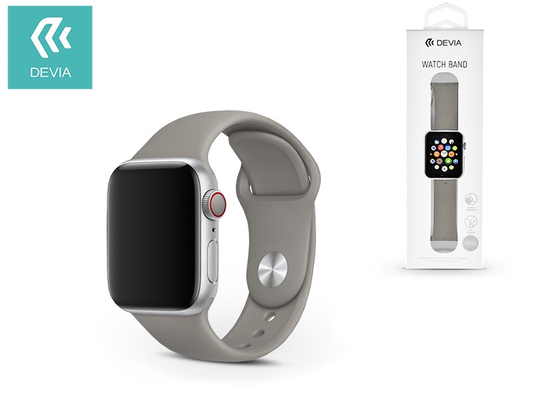 Devia ST324819 Devia 40mm iWatch szürke óraszíj