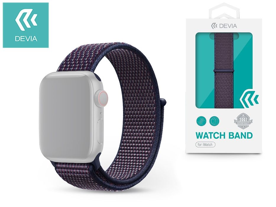 Devia ST326233 Apple Watch indigó sport óraszíj