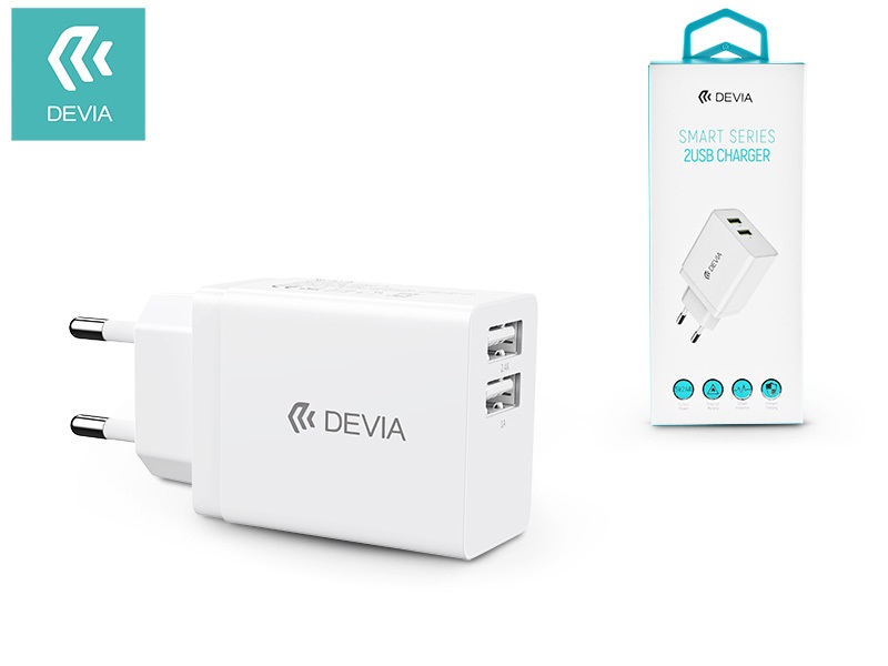 Devia ST329593 Devia Smart 2xUSB  kimenettel hálózati töltő