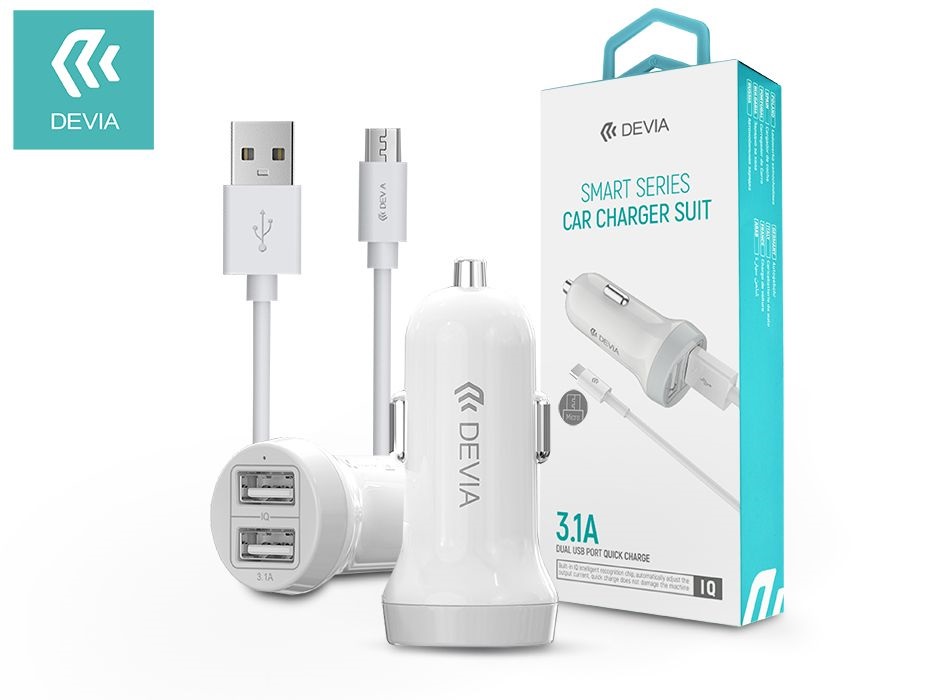 Devia ST331183 3,1A 2xUSB szivargyújtó töltő