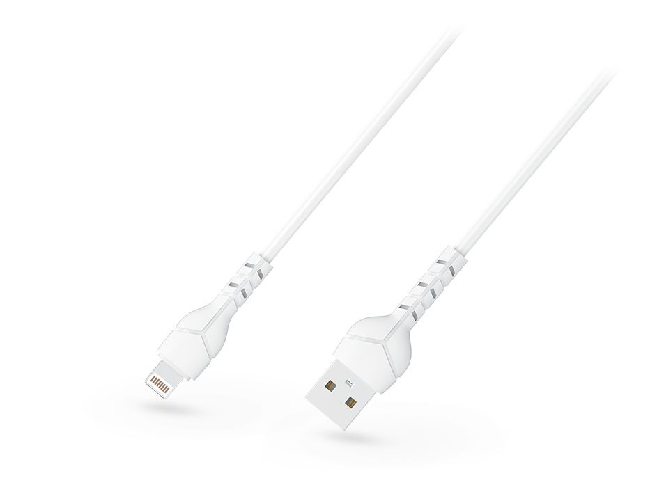 Devia ST348594 ECO Kintone V2 2,1A 1m USB/Lightning fehér adat- és töltőkábel
