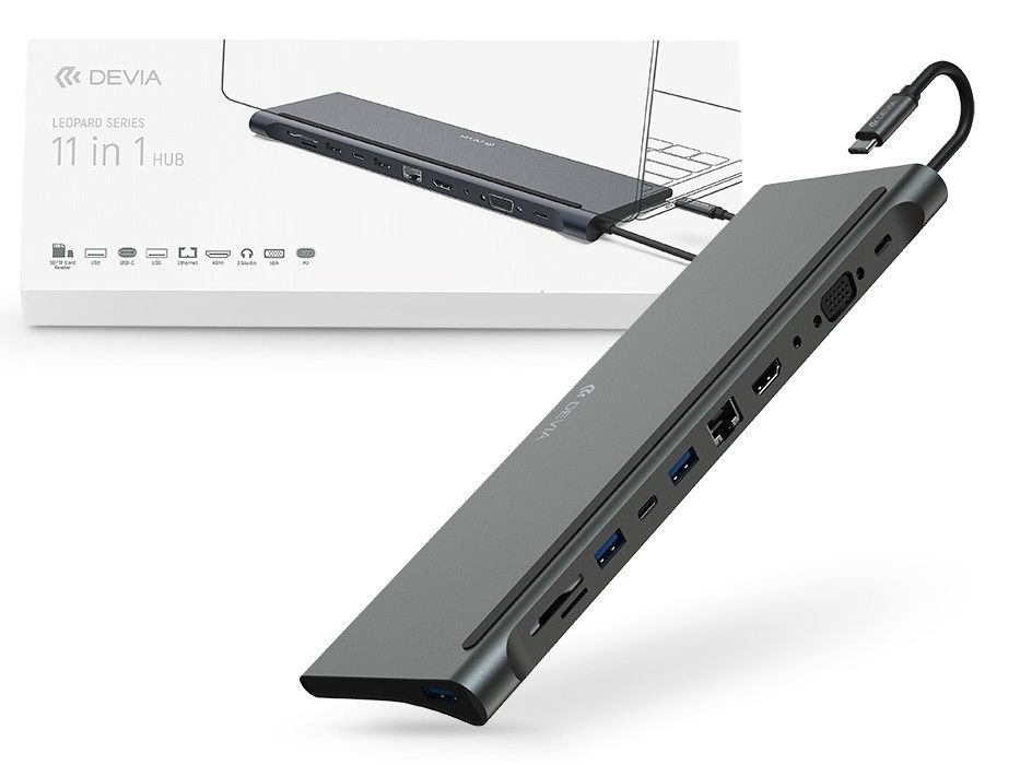 Devia ST353826 11in1 Type-C USB hub