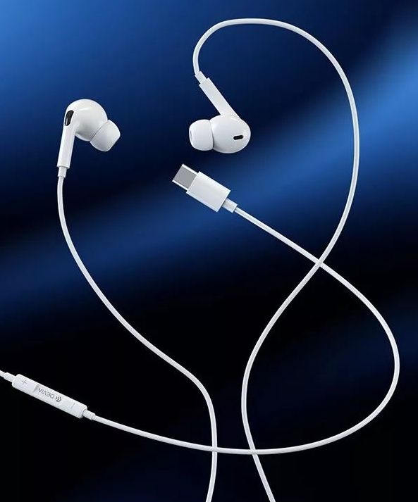Devia ST359361 Smart Series Type-C fehér headset