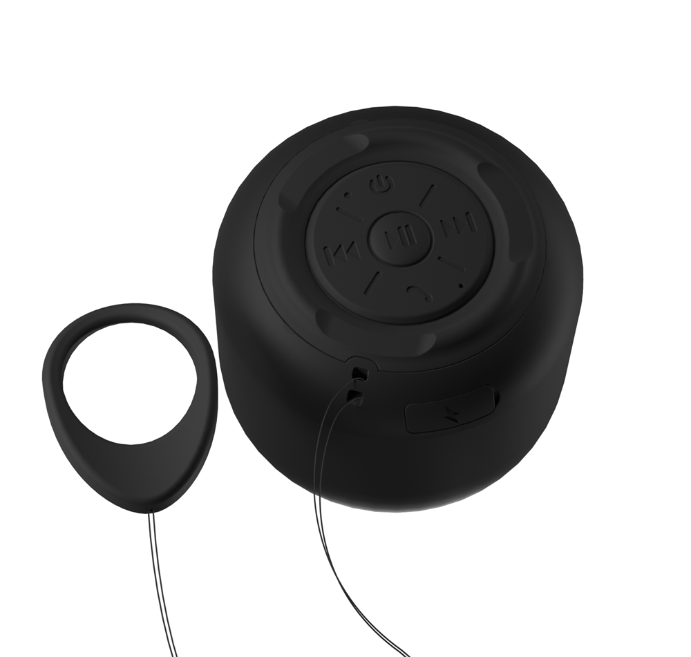 Devia ST364198 fekete vízálló bluetooth hangszóró