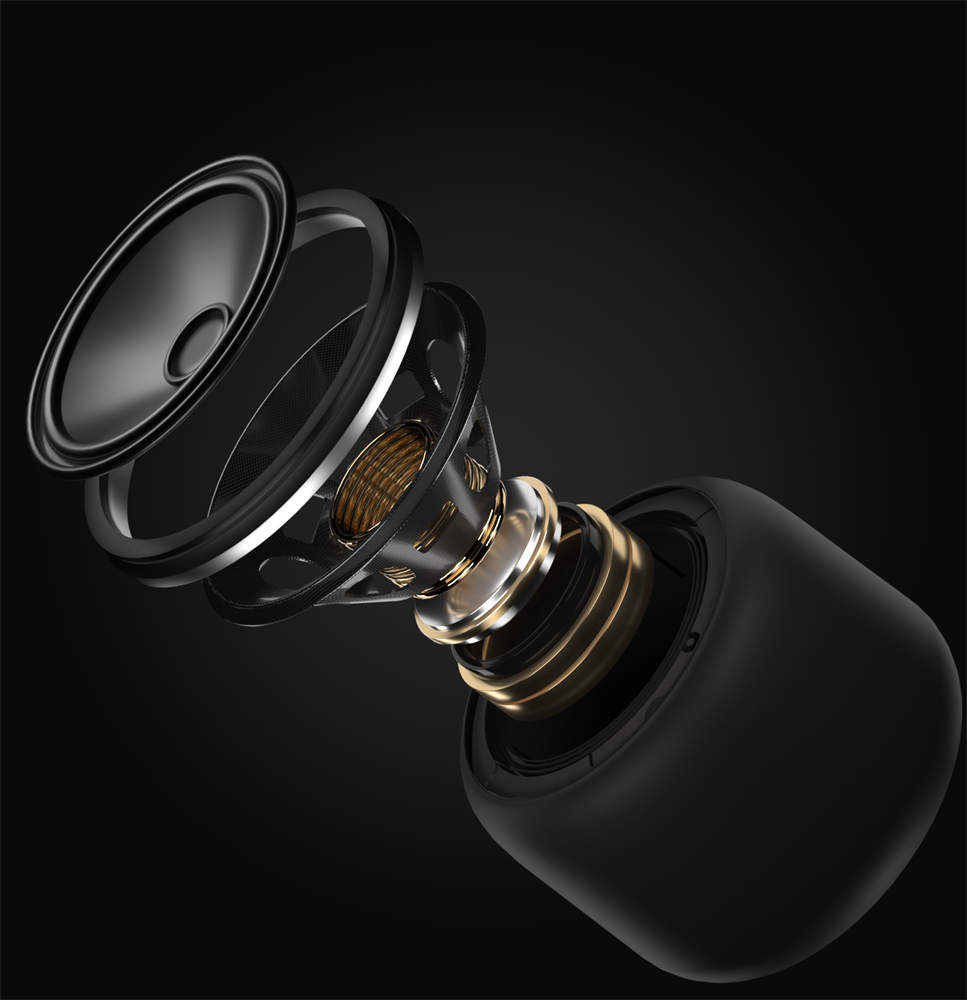 Devia ST364198 fekete vízálló bluetooth hangszóró
