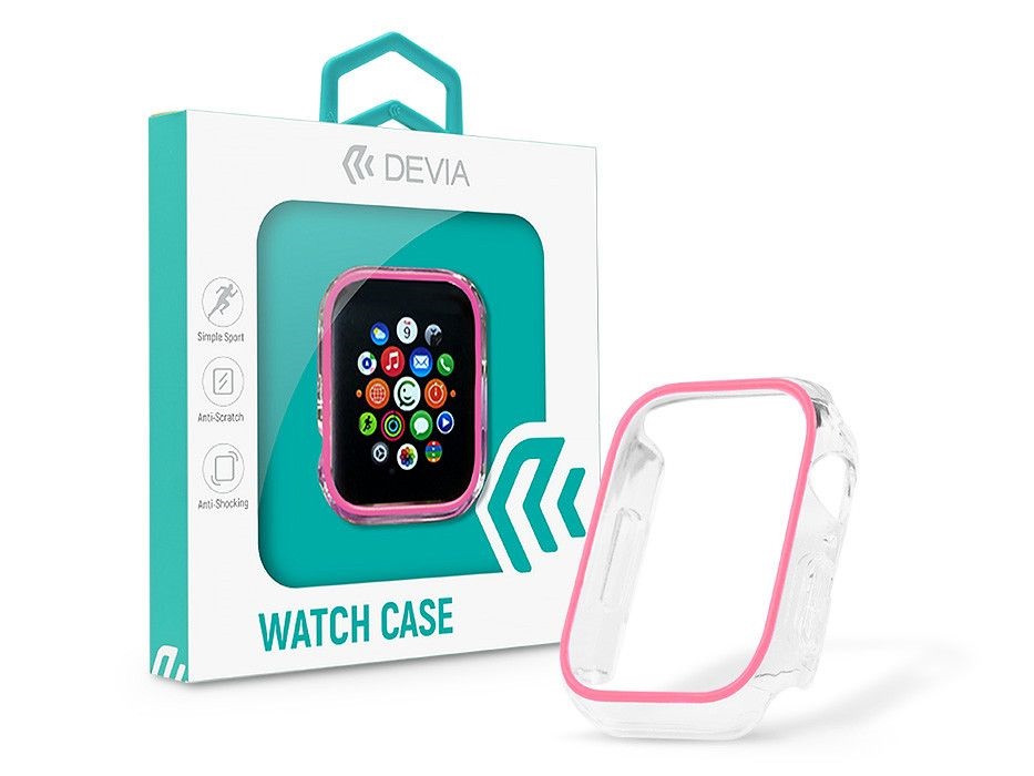 Devia ST365294 Apple Watch 40mm barack szilikon védőtok