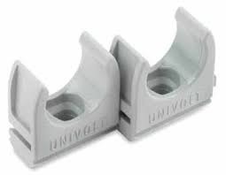 Dietzel Univolt UNIV082215 műanyag világosszürke sorolható CL 25 MÜII 25mm csőbilincs