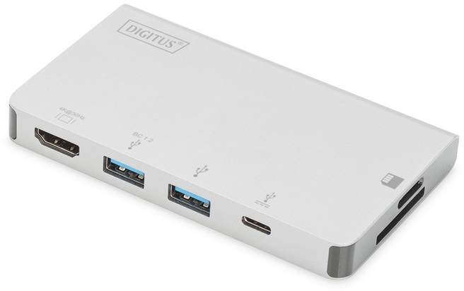 Digitus DA-70867 USB-C 6 portos univerzális notebook dokkoló állomás