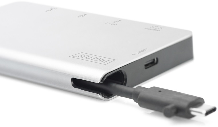 Digitus DA-70867 USB-C 6 portos univerzális notebook dokkoló állomás