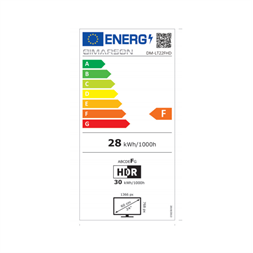 Dimarson 22" DM-LT22FHD Full HD LED TV (Újracsomagolt)