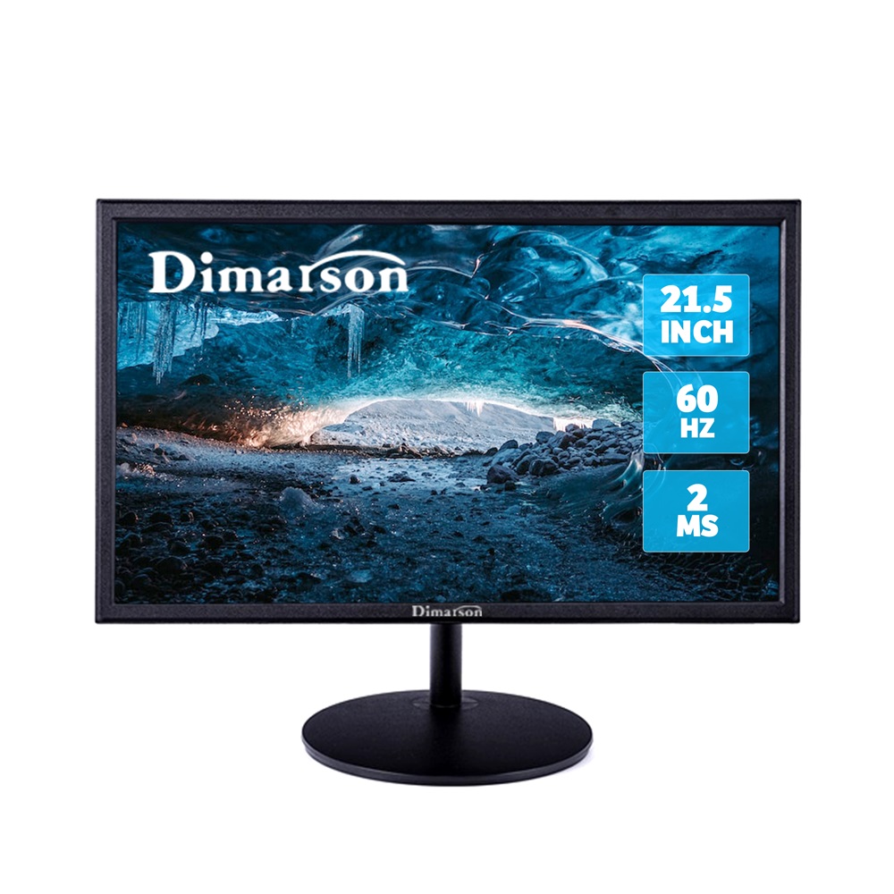 Dimarson 21,5” DM P-215 FHD VGA/HDMI fekete monitor (Újracsomagolt)