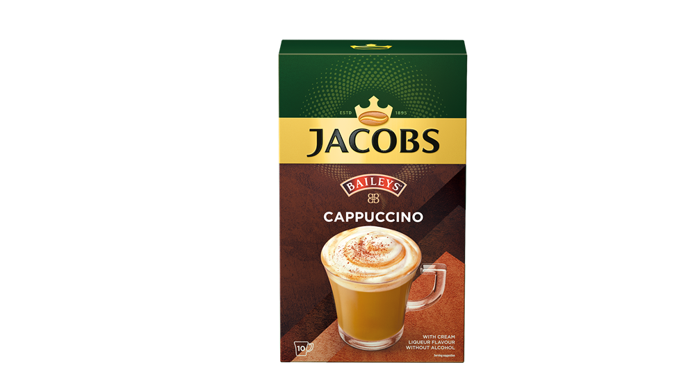 Douwe Egberts Jacobs Cappuccino Baileys 8x11,5g instant kávékeverék csomag