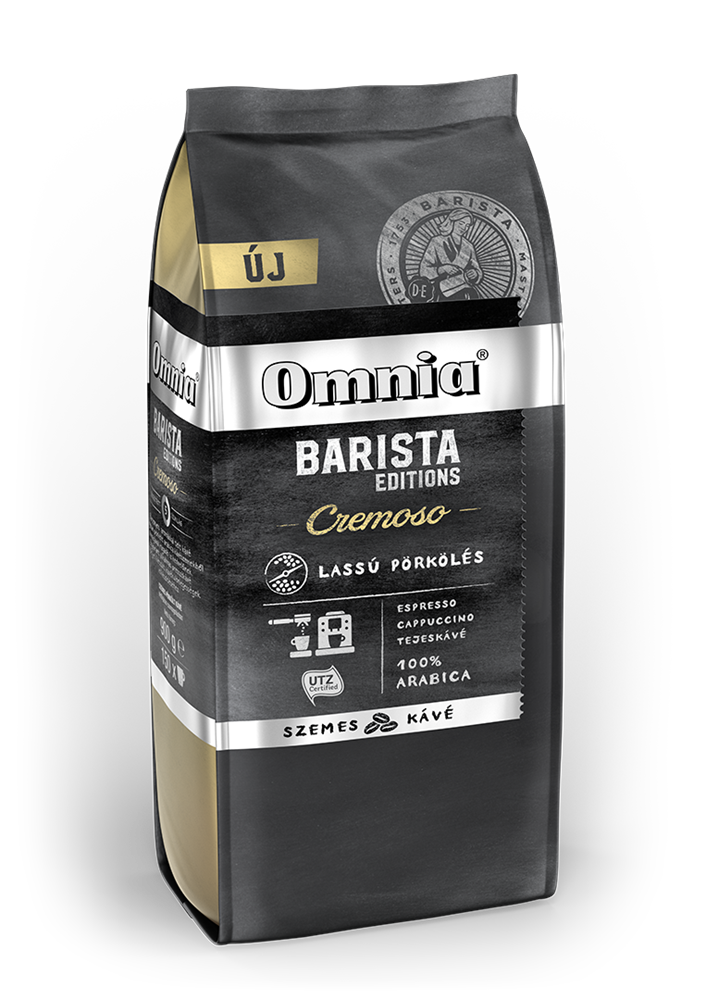 Douwe Egberts Omnia Barista Editions Cremoso 900 g szemes kávé