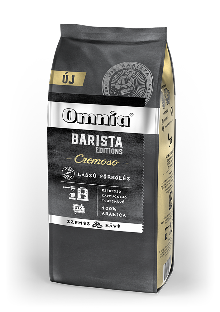 Douwe Egberts Omnia Barista Editions Cremoso 900 g szemes kávé
